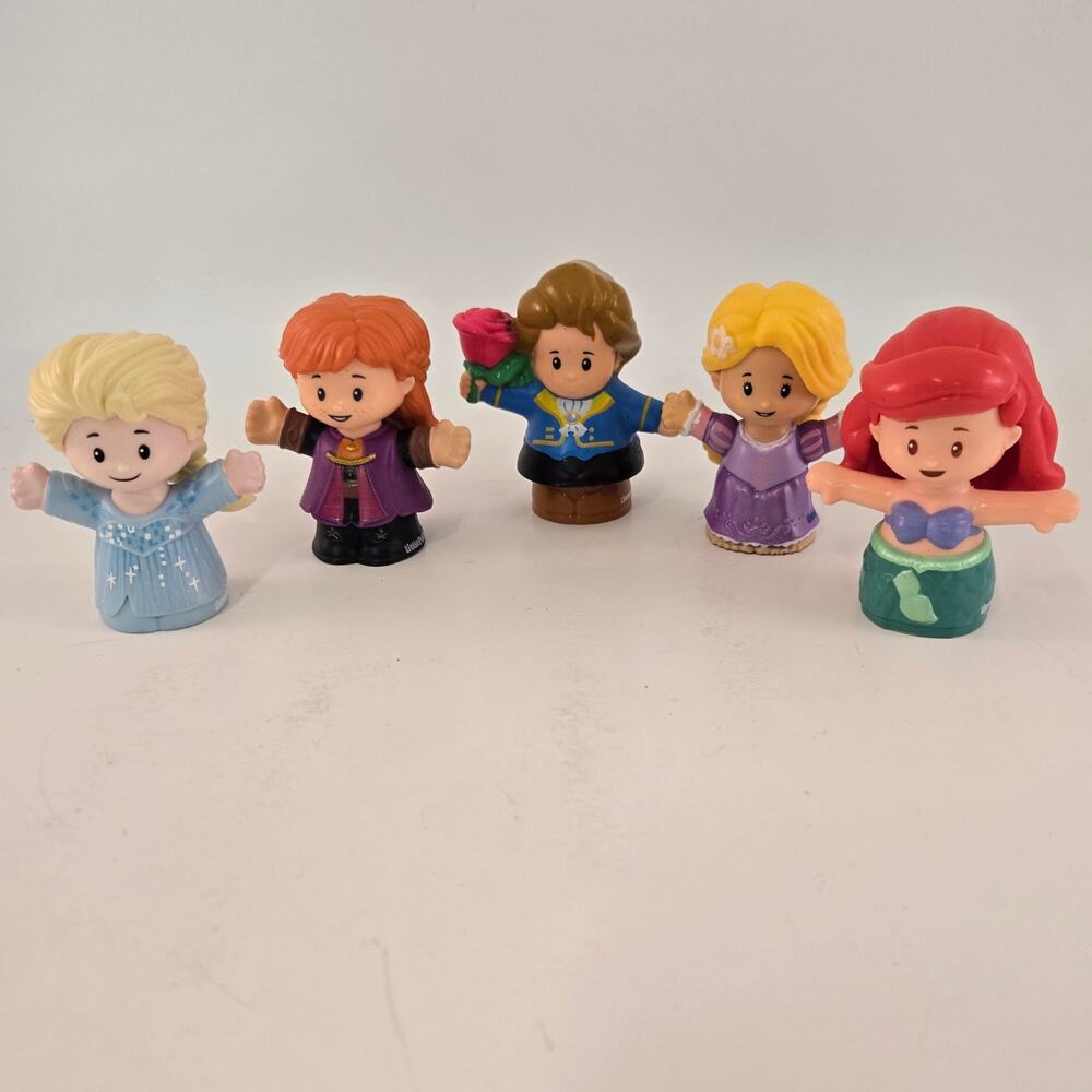 Disney Princesses Prince Fisher Price Little People Mixed Lot of 5 Assorted Toys